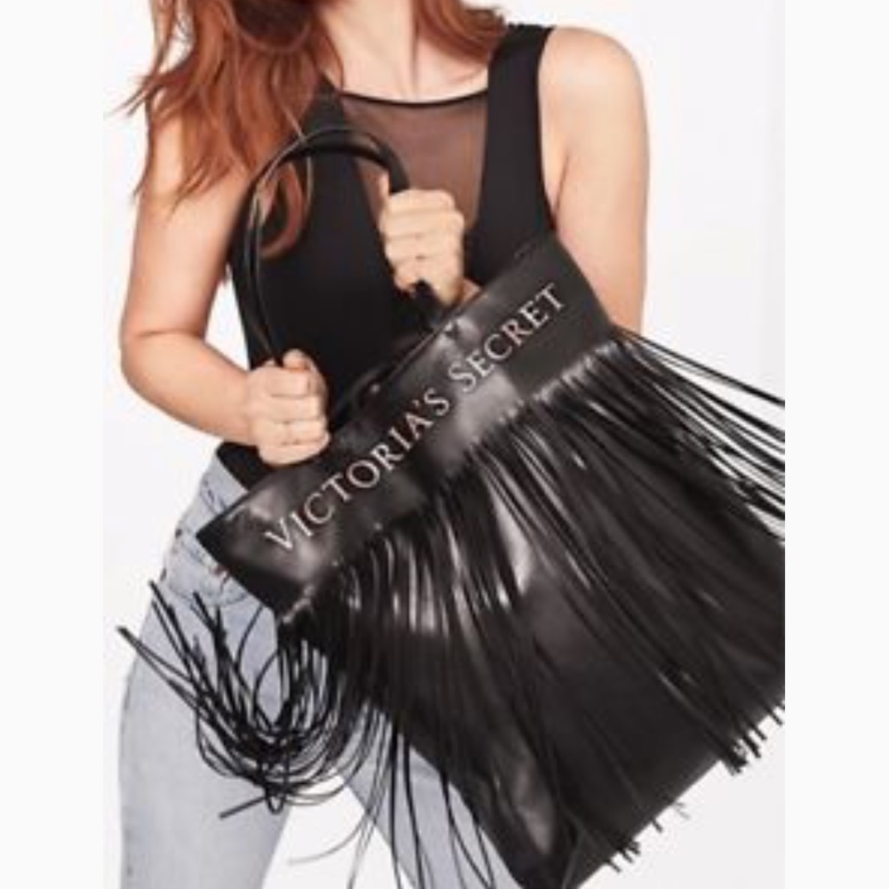Victoria’s Secret Fringe Tote Bag NWT